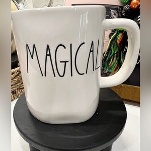 Rae Dunn Halloween mug “magical” purple inside.  Used